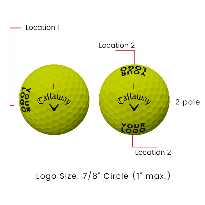 Callaway magna yellow golf balls
