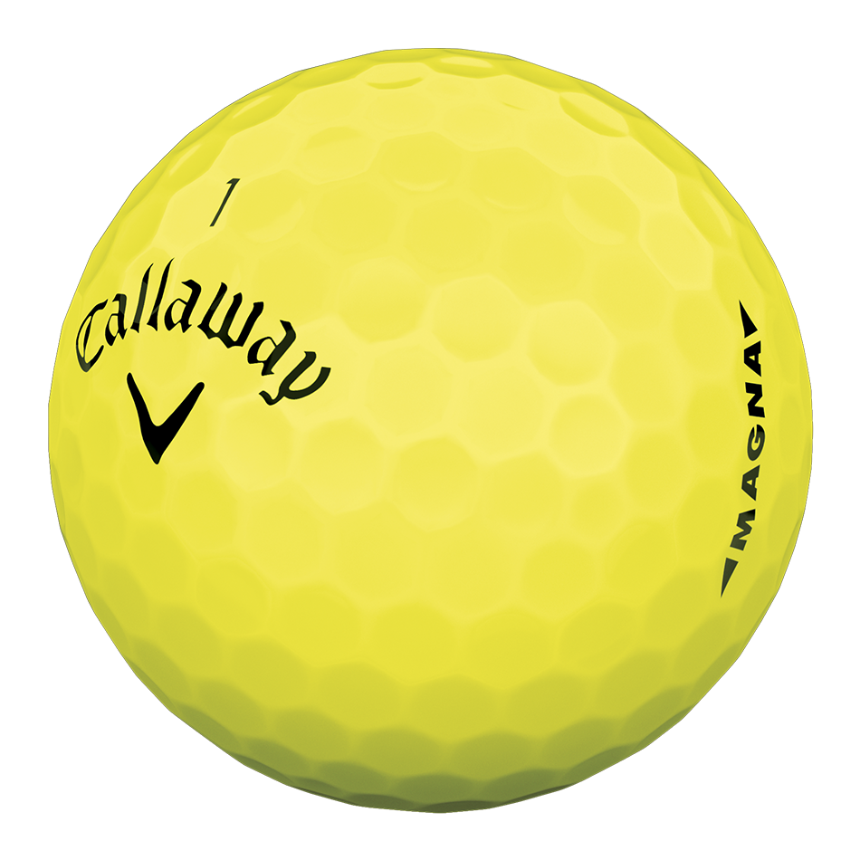 Callaway magna yellow golf balls