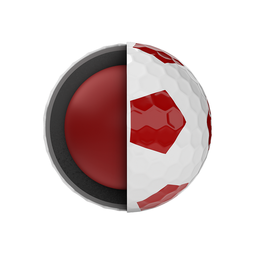Chrome Soft Truvis Red Golf Balls - View 5