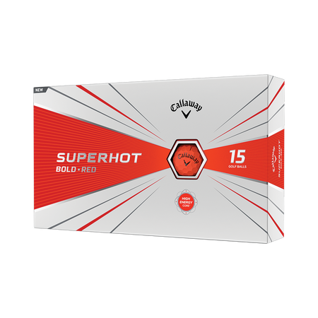 Superhot Bold Matte Red 15-Pack Golf Balls