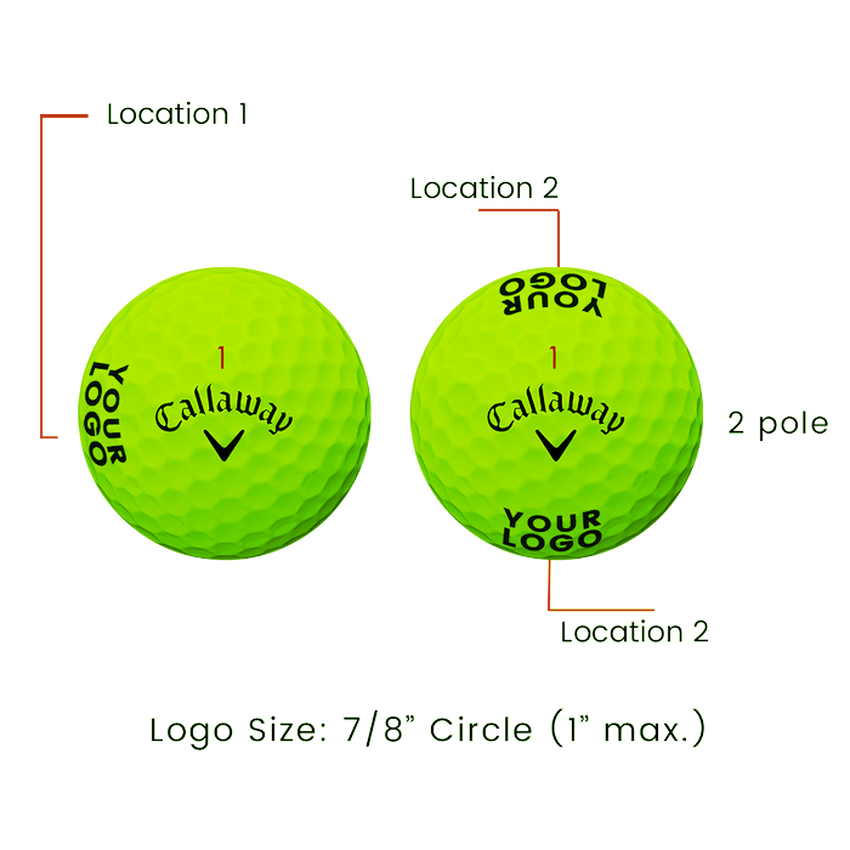 Supersoft Matte Green Logo Golf Balls - View 3