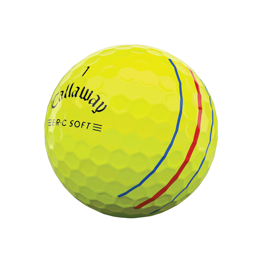 E•R•C Soft Yellow Golf Balls - View 4