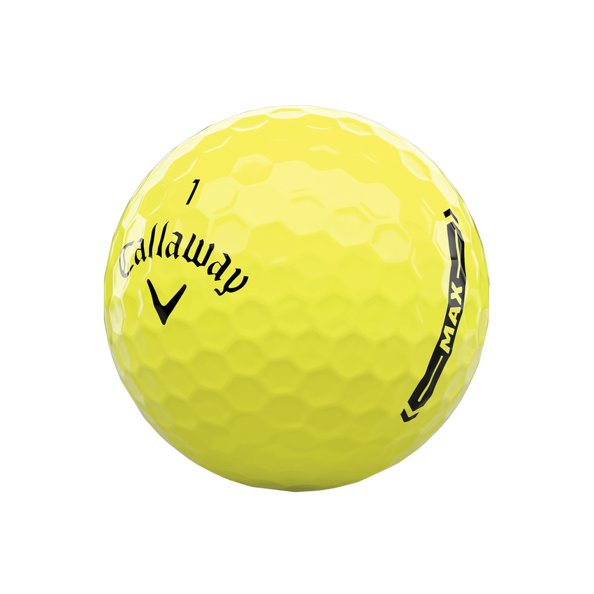 Callaway Supersoft MAX Yellow Golf Balls - View 4