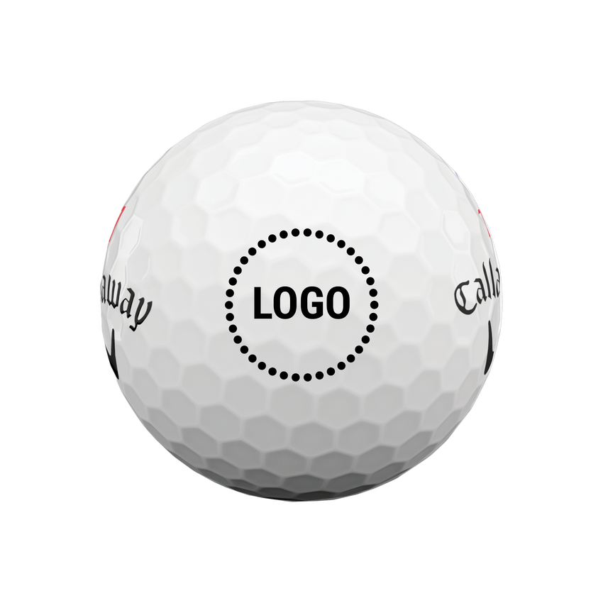 Chrome Soft X LS Custom Logo Golf Balls - View 3