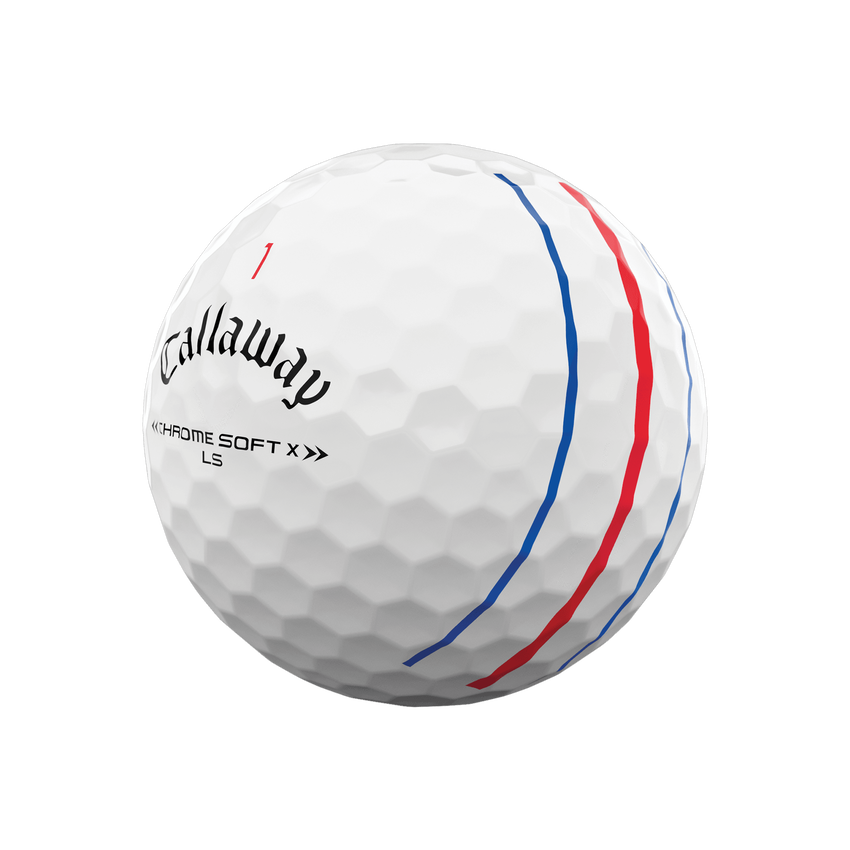 Chrome Soft X LS Triple Track Custom Logo Golf Balls - View 2