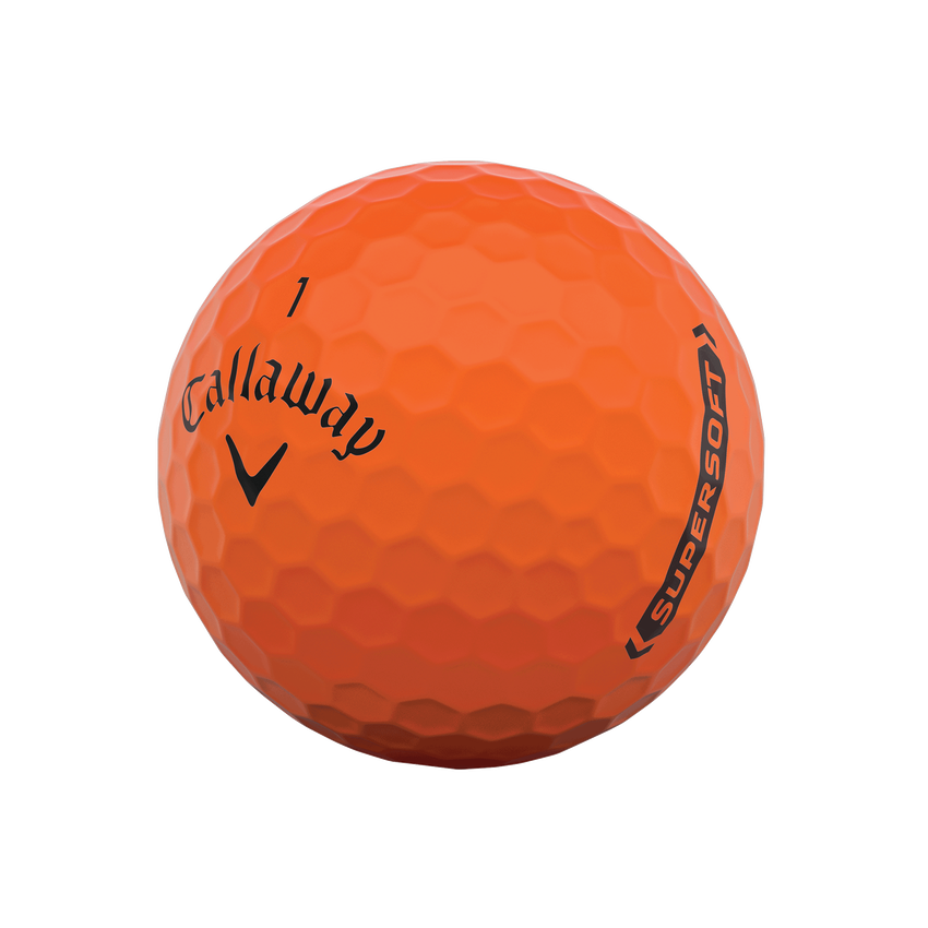 Callaway Supersoft Matte Orange Golf Balls - View 4