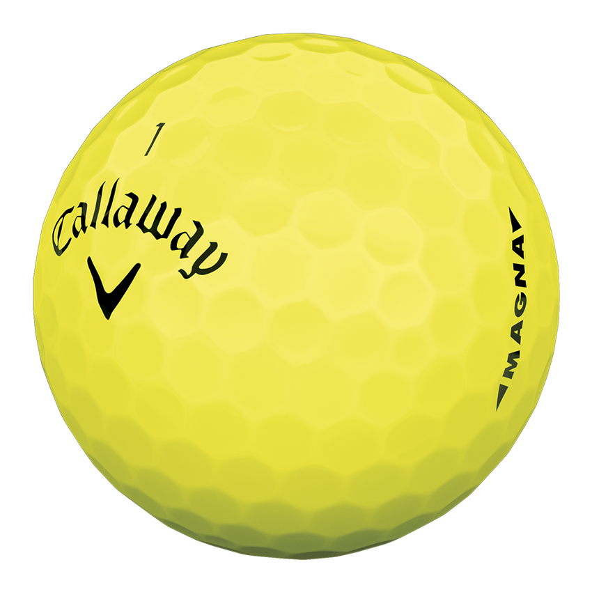 Supersoft Magna Yellow Logo Golf Balls - View 4