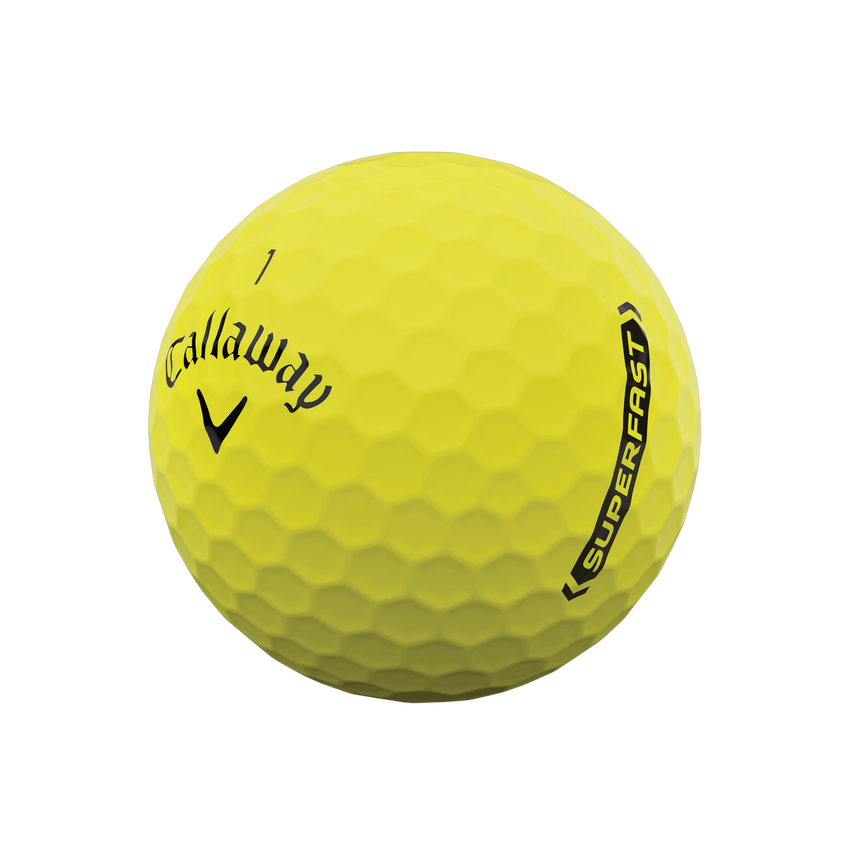 Superfast Bold Yellow 15-Pack Golf Balls - View 2