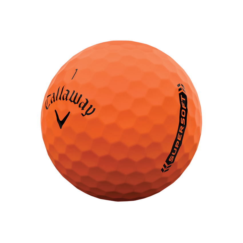 Callaway Supersoft Matte Orange Golf Balls - View 2