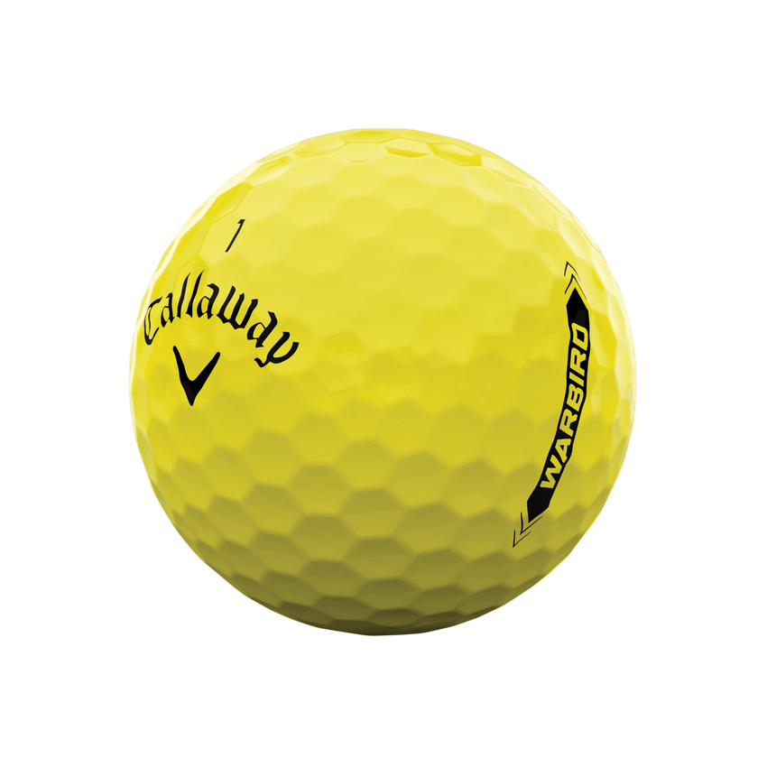 Warbird Yellow Golf Balls - View 2