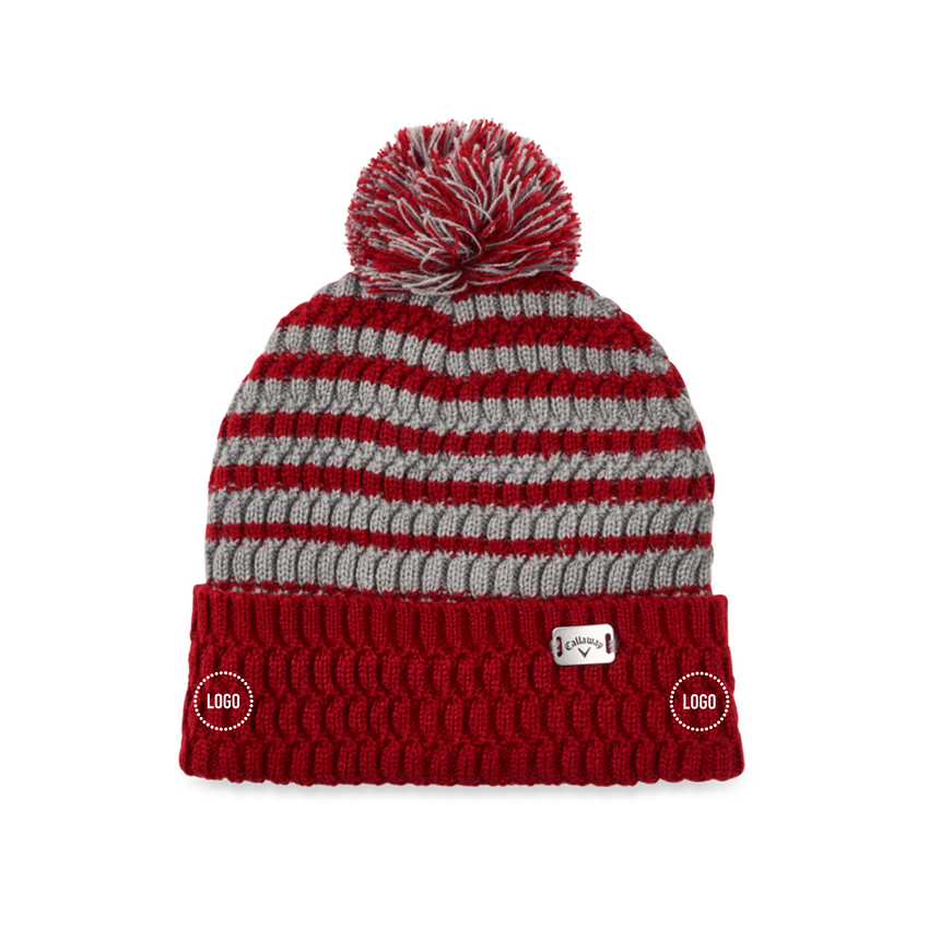 Pom Pom Logo Beanie - View 1