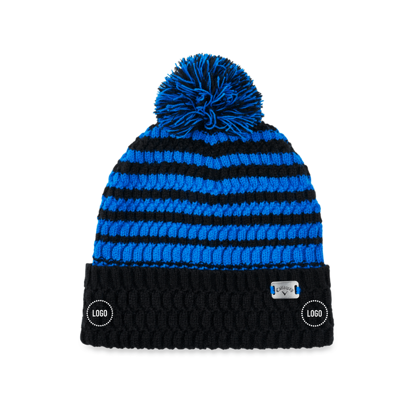 Pom Pom Logo Beanie - View 1