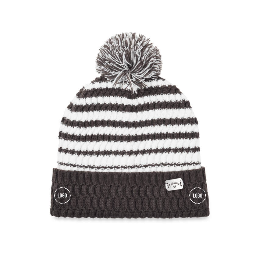 Pom Pom Logo Beanie - View 1