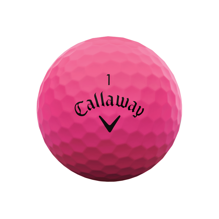 Callaway Supersoft Matte Pink Golf Balls - View 3