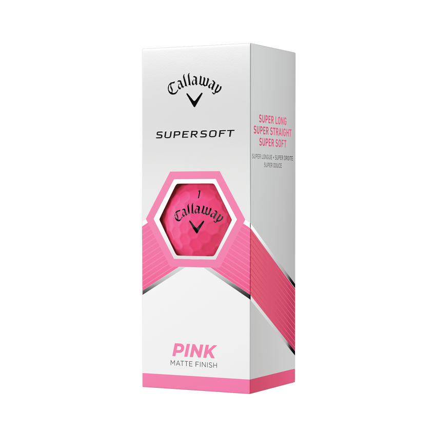Callaway Supersoft Matte Pink Golf Balls - View 4