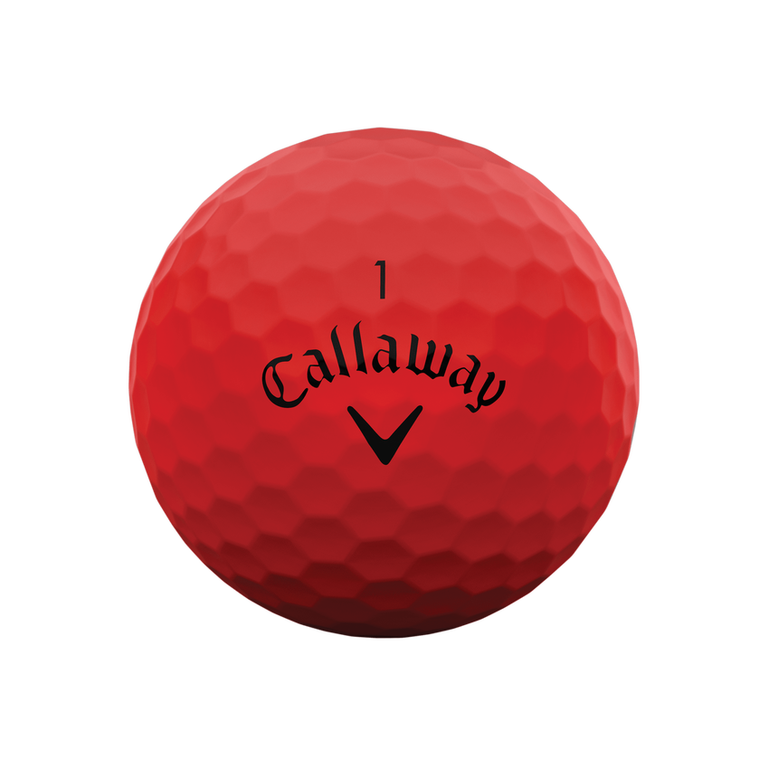 Callaway Supersoft Matte Red Golf Balls - View 3