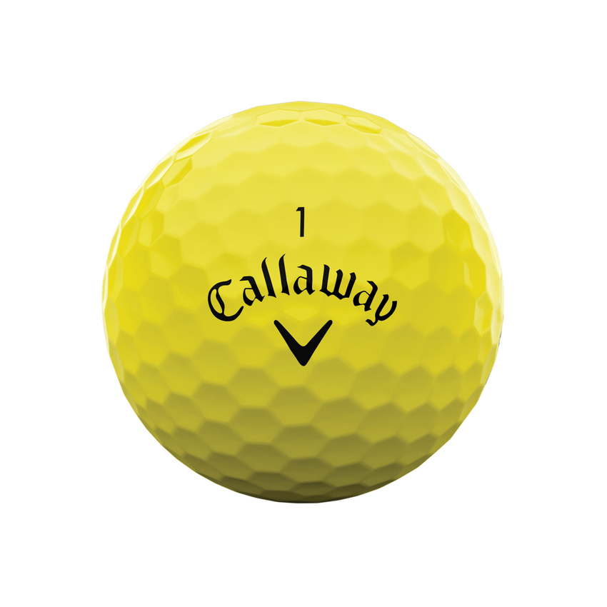 Warbird Yellow Golf Balls - View 3