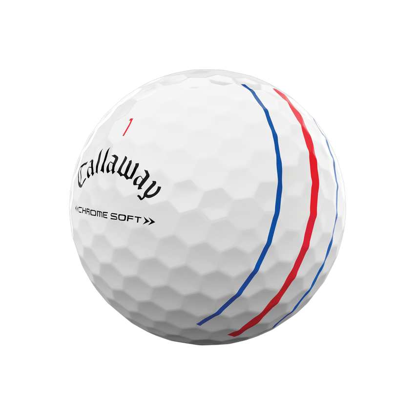 Chrome Soft Triple Track Custom Logo Golf Balls - View 2