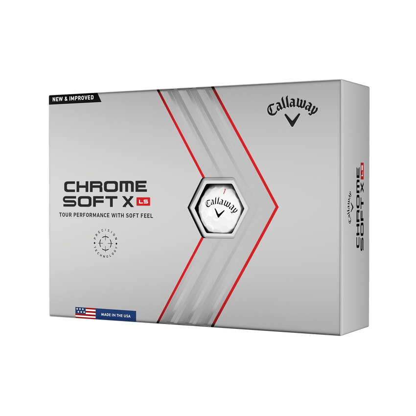 Chrome Soft X LS Custom Logo Golf Balls - View 1