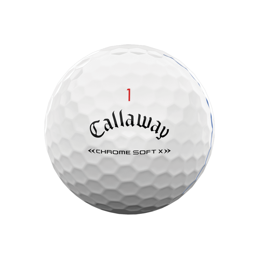 Chrome Soft X Triple Track Custom Logo Golf Balls - View 4
