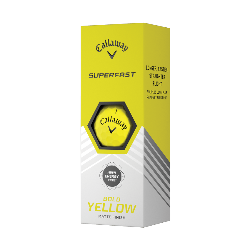 Superfast Bold Yellow 15-Pack Golf Balls - View 4