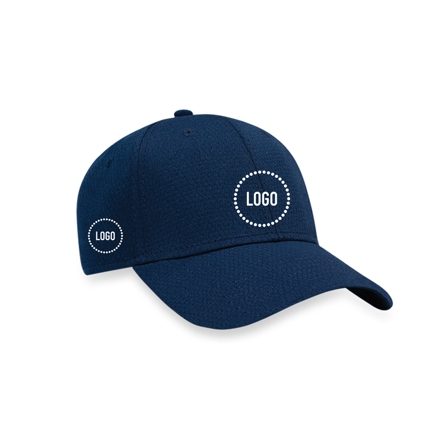 Front Crested Performance Structured Logo Cap - View 1