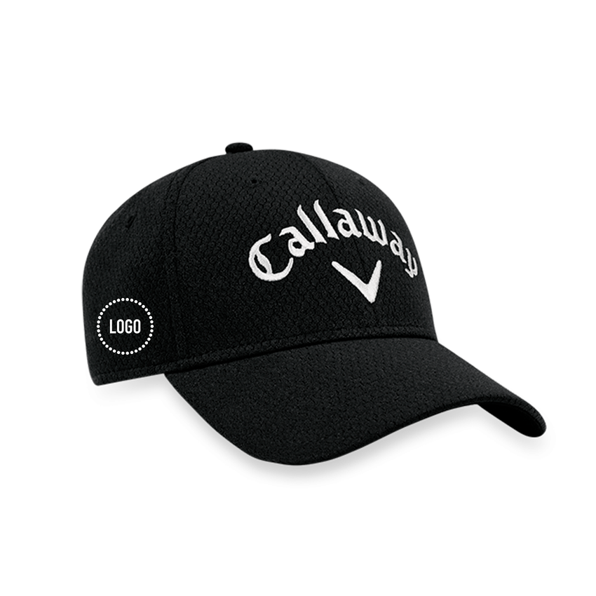 Side Crested Performance Structured Logo Cap - View 1