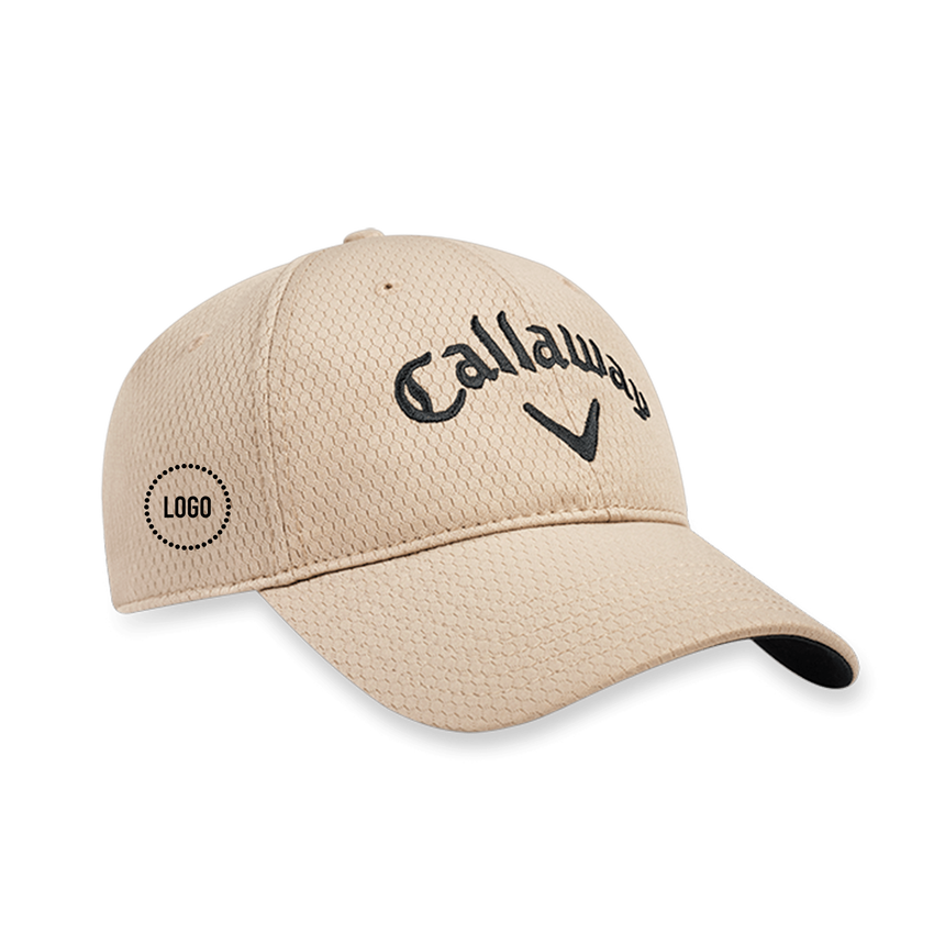 Side Crested Performance Structured Logo Cap - View 1