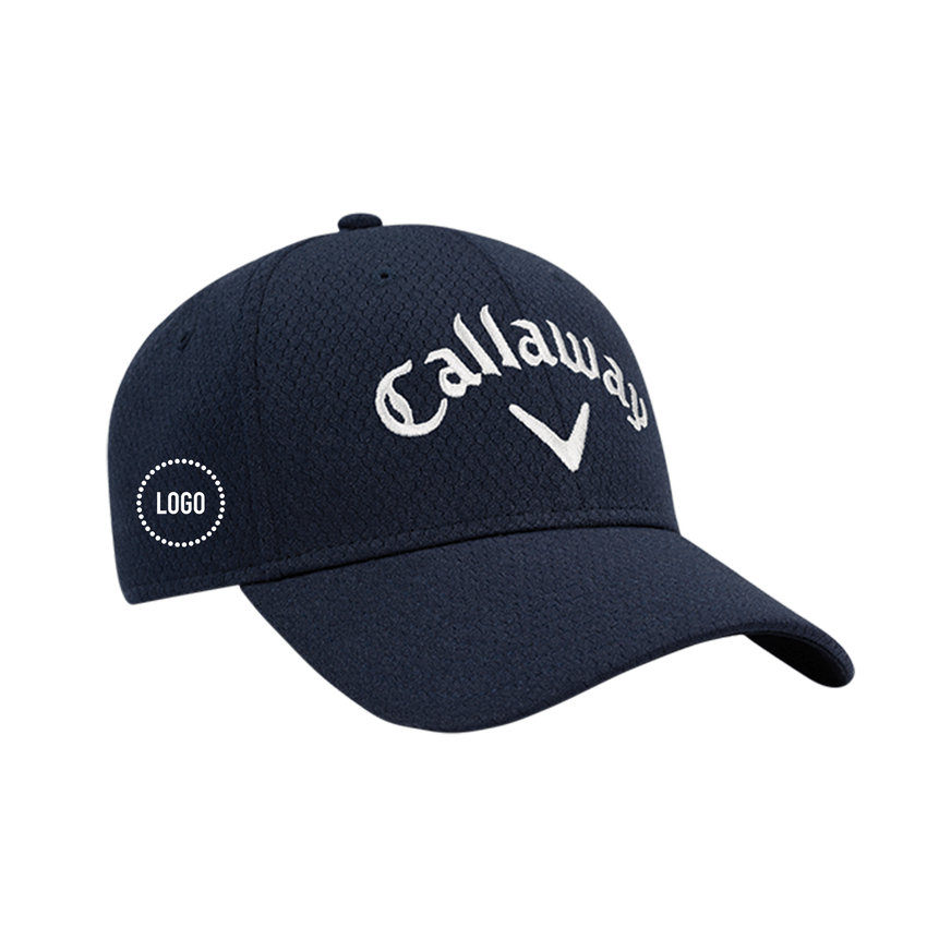 Side Crested Performance Structured Logo Cap - View 1