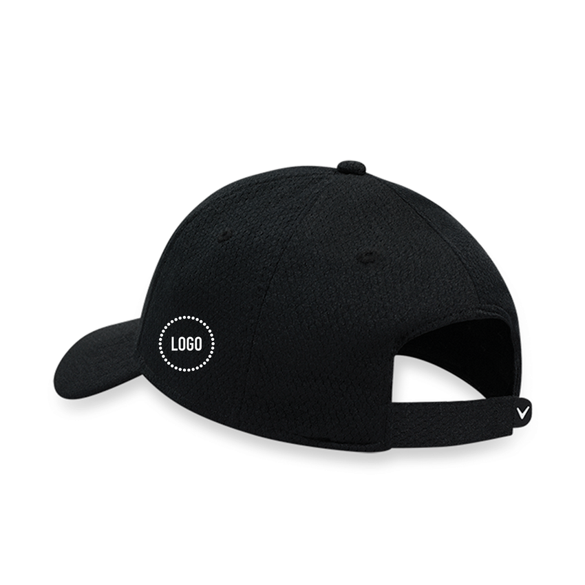 Side Crested Performance Unstructured Logo Cap - View 2