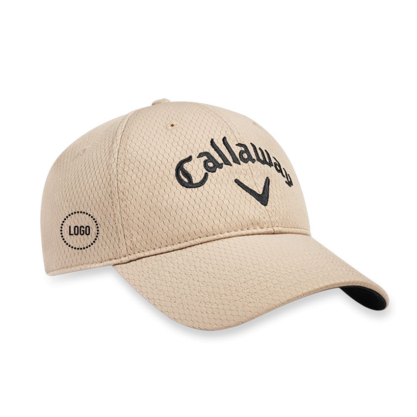 Side Crested Performance Unstructured Logo Cap - View 1