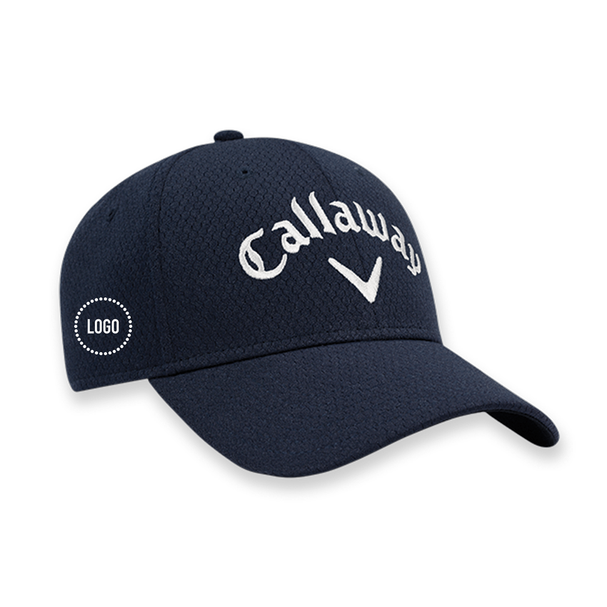 Side Crested Performance Unstructured Logo Cap - View 1
