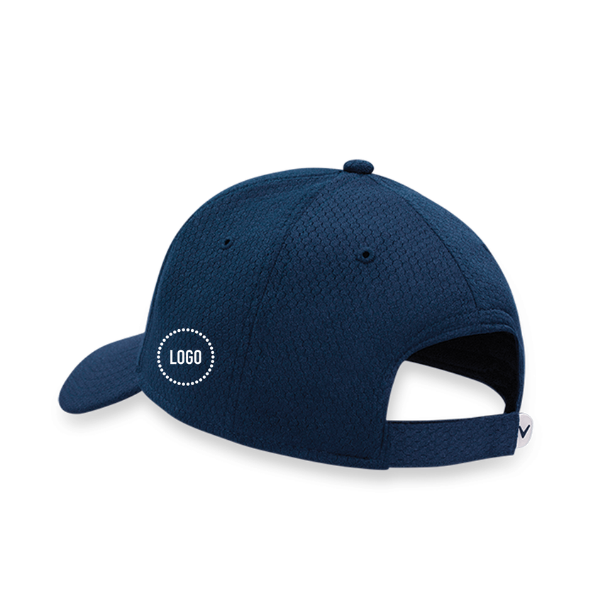 Side Crested Performance Unstructured Logo Cap - View 2