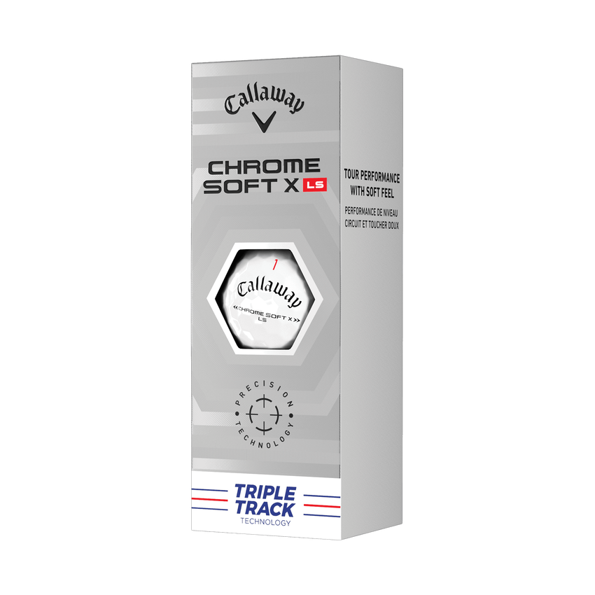 Chrome Soft X LS Triple Track Custom Logo Golf Balls - View 6