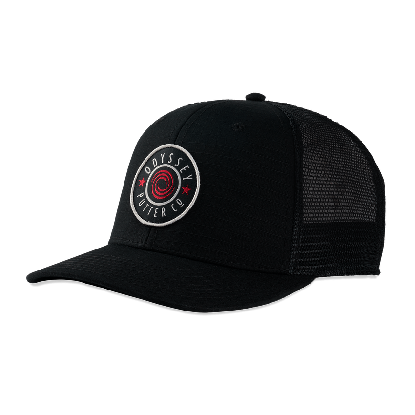 Odyssey Trucker Circle Patch Adjustable Hat - View 1