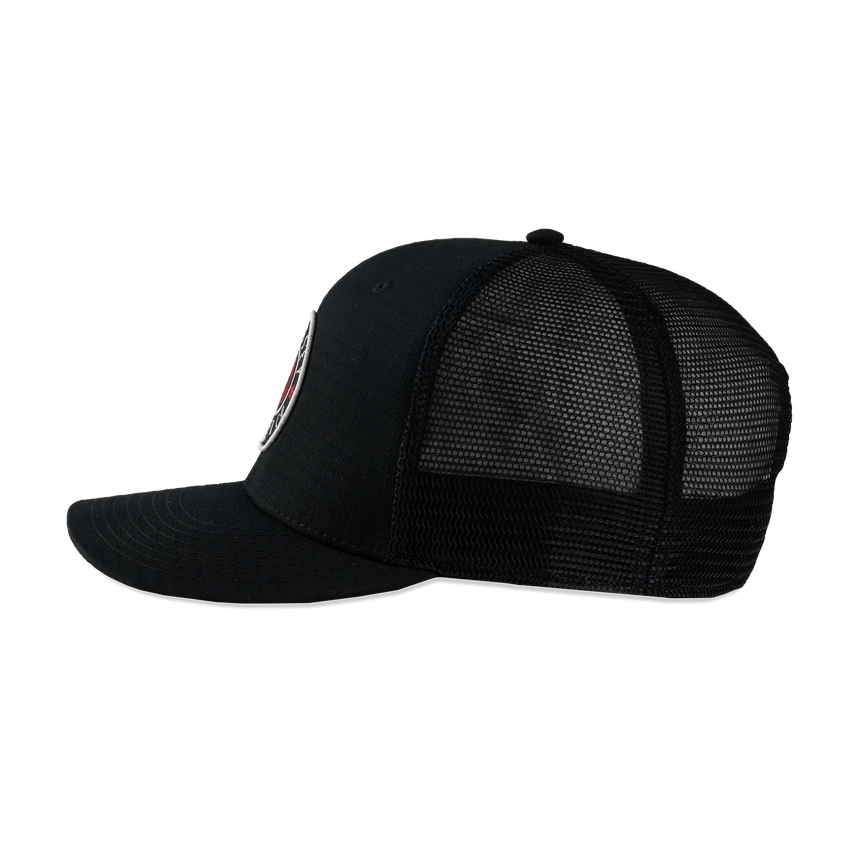 Odyssey Trucker Circle Patch Adjustable Hat - View 3