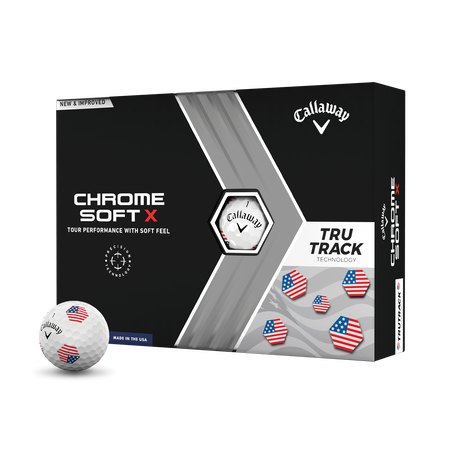 Chrome Soft X USA TruTrack Golf Balls
