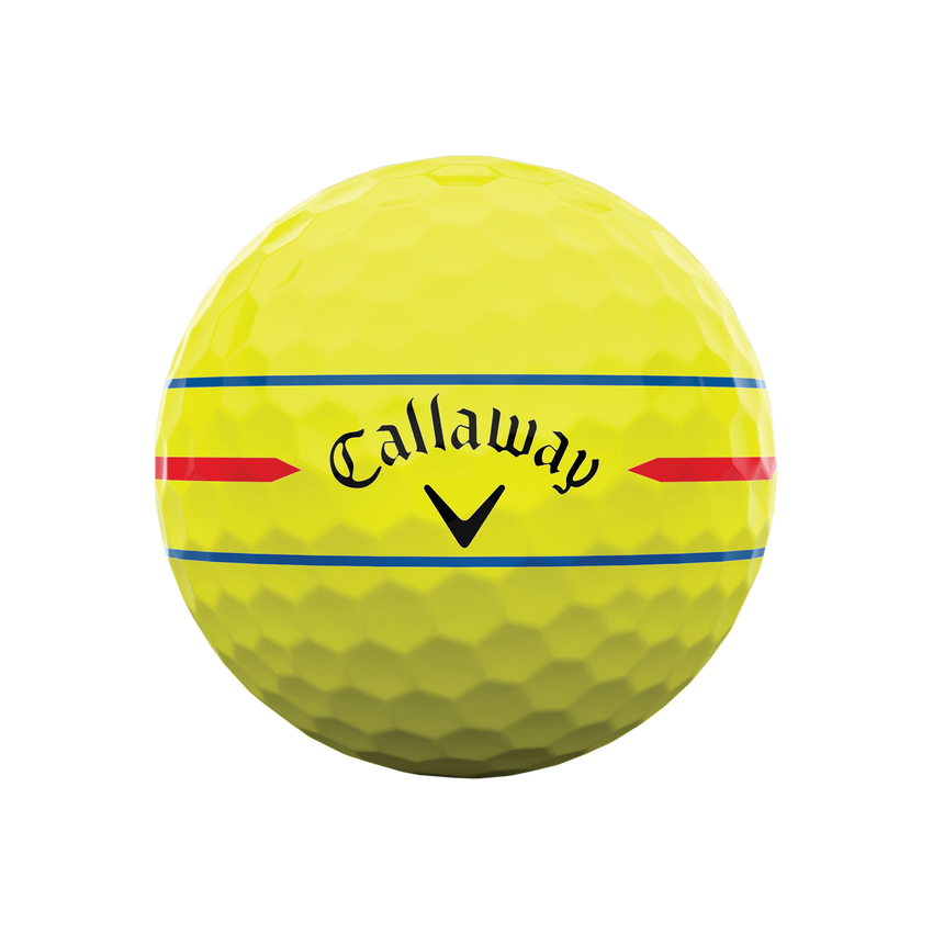 Chrome Soft 360 Triple Track Yellow Golf Balls - View 3