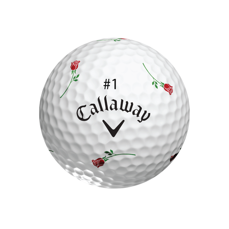 Limited Edition Chrome Soft X Truvis Rose Golf Balls