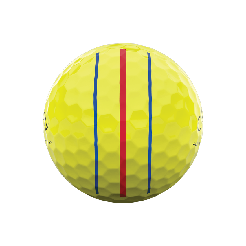Chrome Soft X LS Yellow Triple Track Golf Balls - View 4