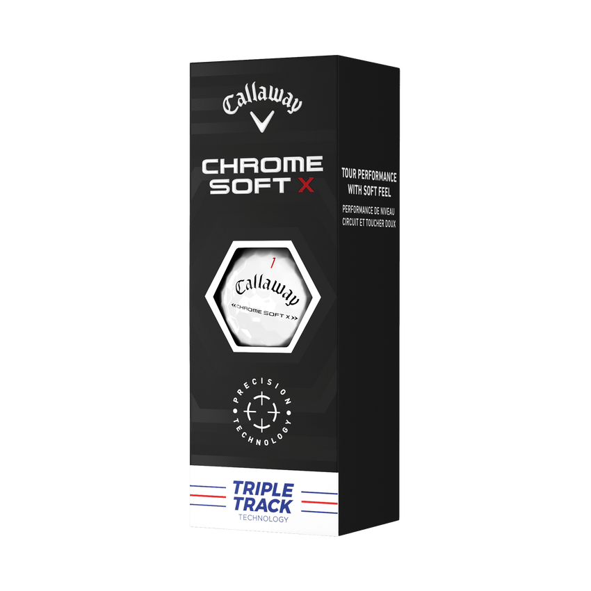 Chrome Soft X Triple Track Golf Balls | Callaway Golf