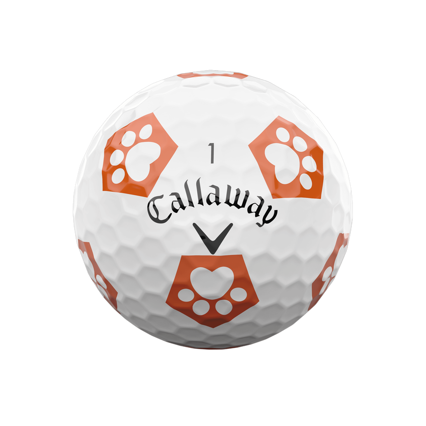 Limited Edition Chrome Soft Truvis Dog Paw Golf Balls - View 2