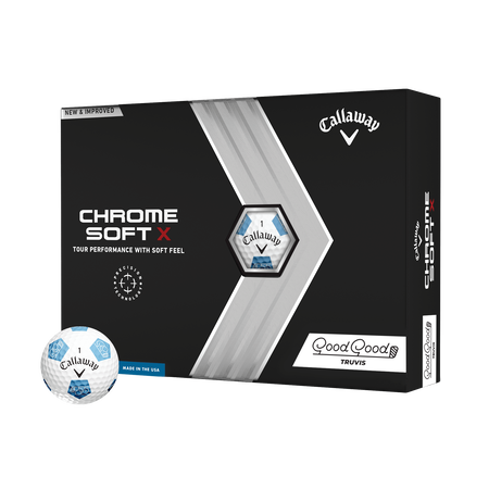 Limited Edition Chrome Soft X Truvis 'Good Good' Golf Balls