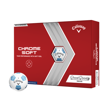 Limited Edition Chrome Soft Truvis 'Good Good' Golf Balls