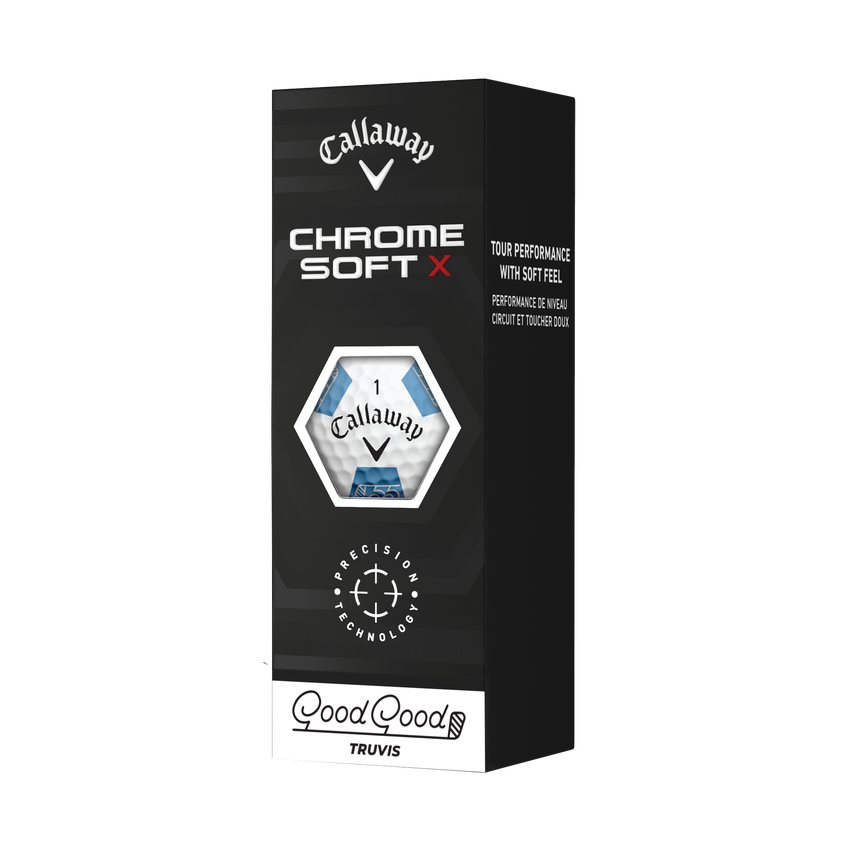 Limited Edition Chrome Soft X Truvis 'Good Good' Golf Balls - View 4