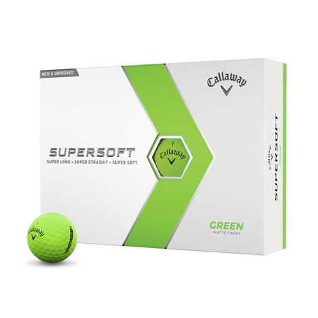 Callaway Supersoft Matte Green Golf Balls
