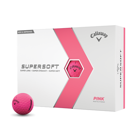 Callaway Supersoft Matte Pink Golf Balls