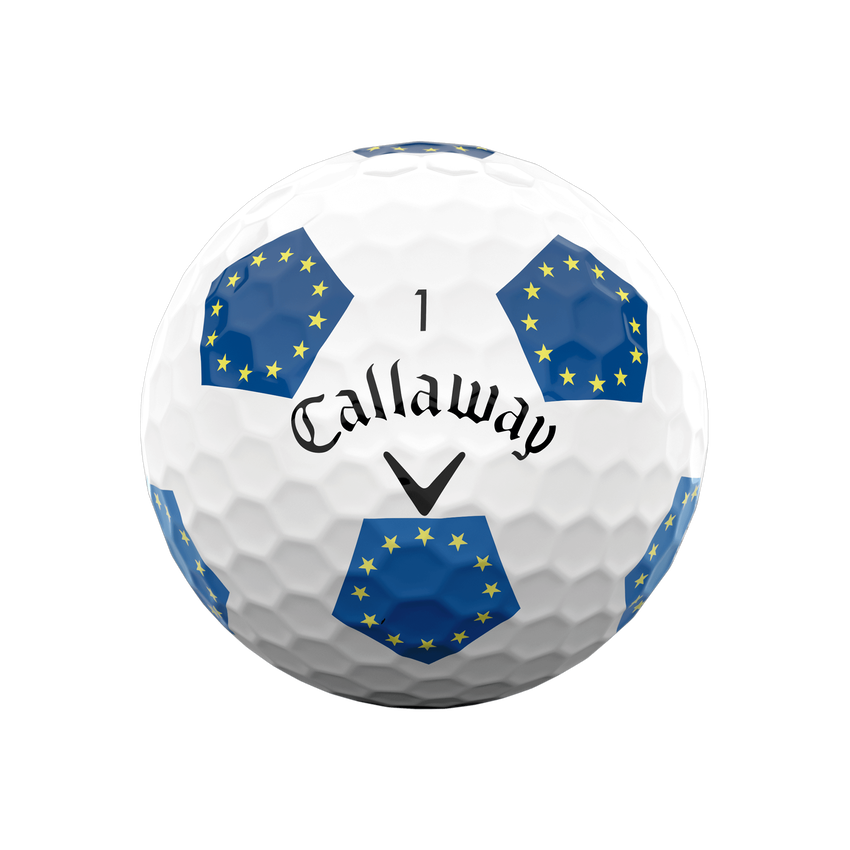 Limited Edition Chrome Soft Truvis Team Europe Golf Balls - View 2