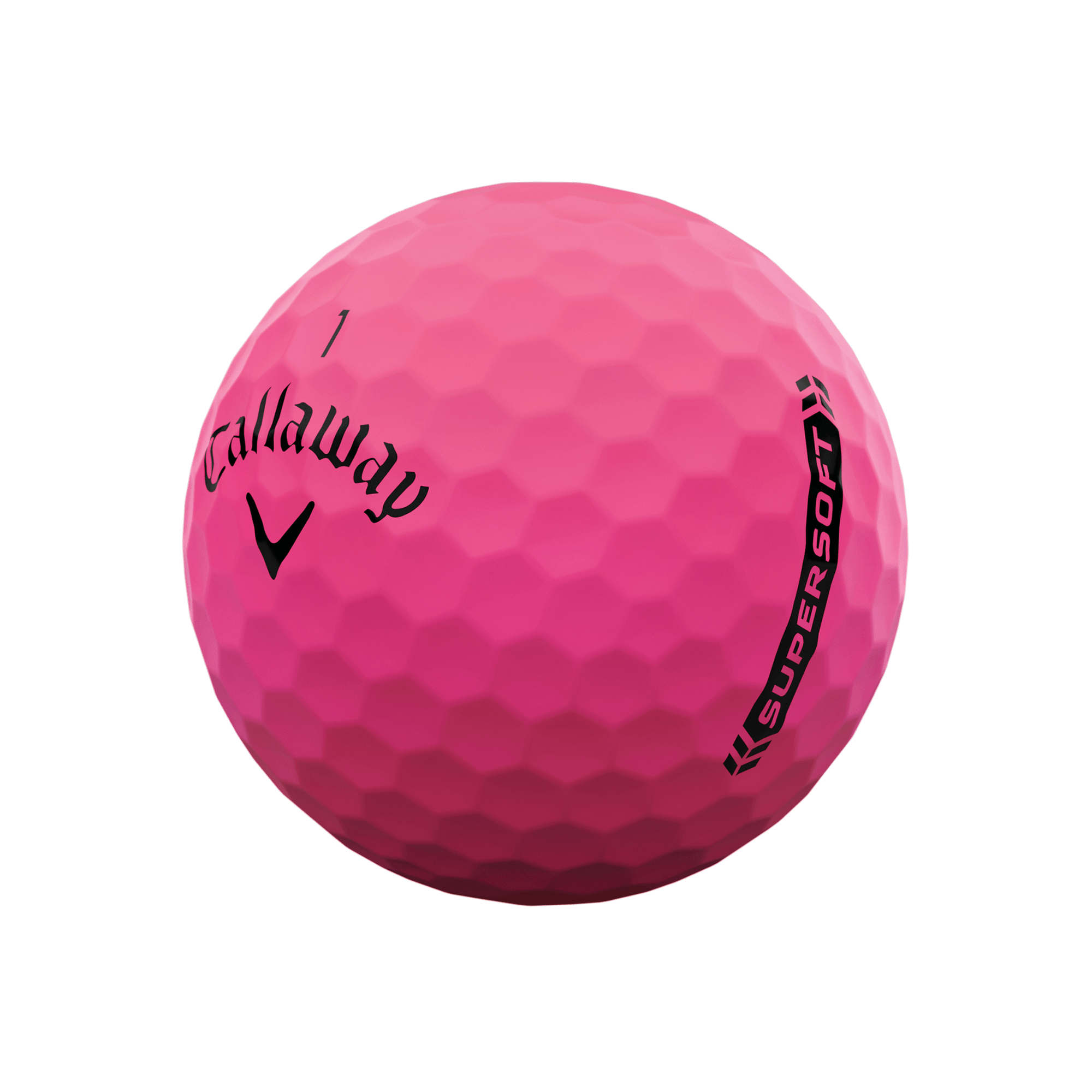Balles de golf Callaway Supersoft Matte rose 2023