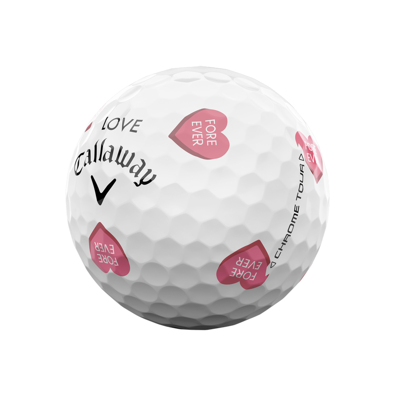 Chrome Tour Valentine’s Golf Hearts Golf Balls - View 11